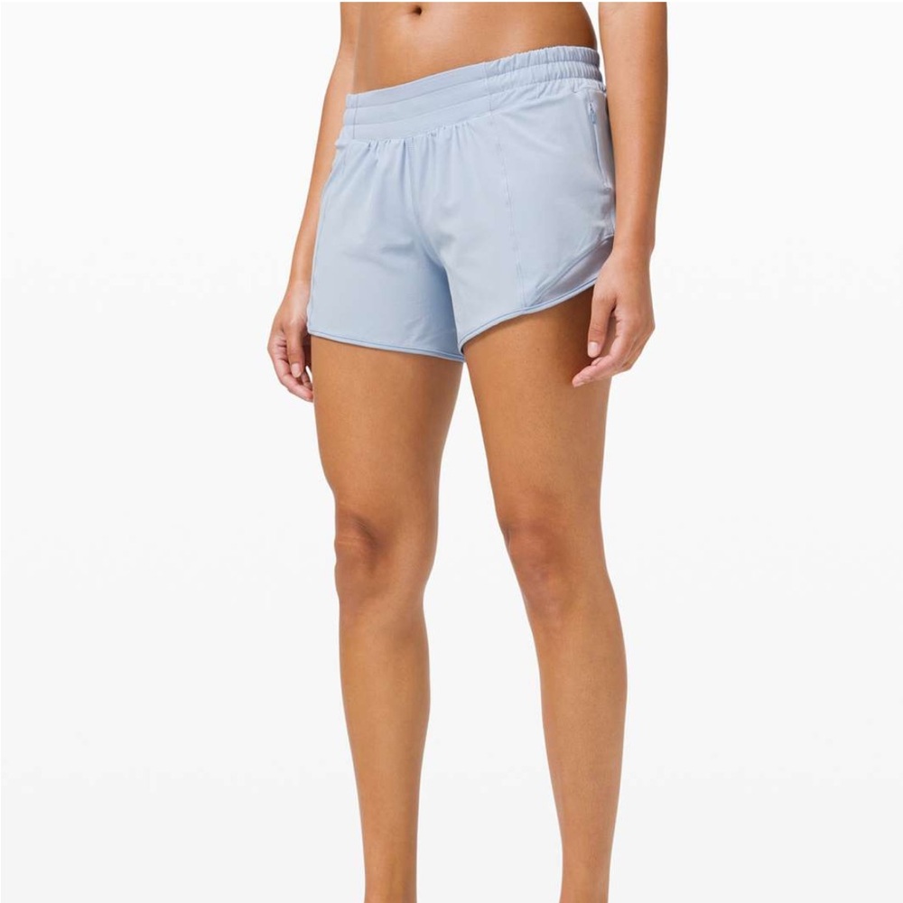 Lululemon Hotty Hot Short *Long 4"
Blue Linen- Size 2